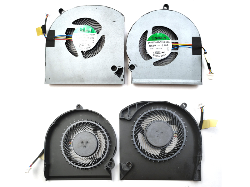 Genuine CPU & GPU Cooling Fan for Dell Alienware 15 R3 R4 Laptop