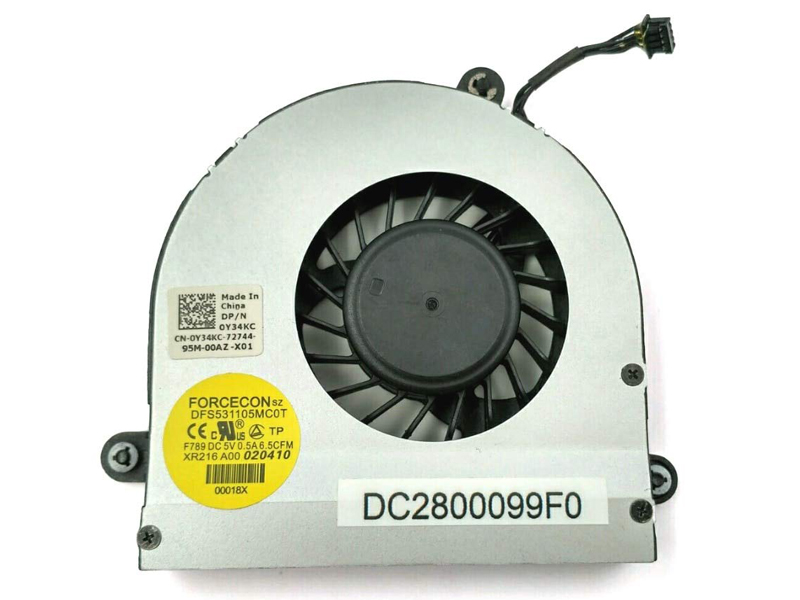 Genuine CPU Fan for Dell Alienware M17x R3 R4 R5 R6 Series Laptop