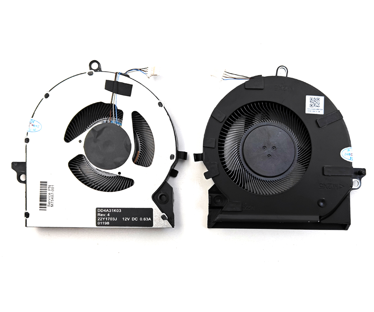 Genuine 12V CPU Fan for HP Omen 16-B 16-C Series Laptop