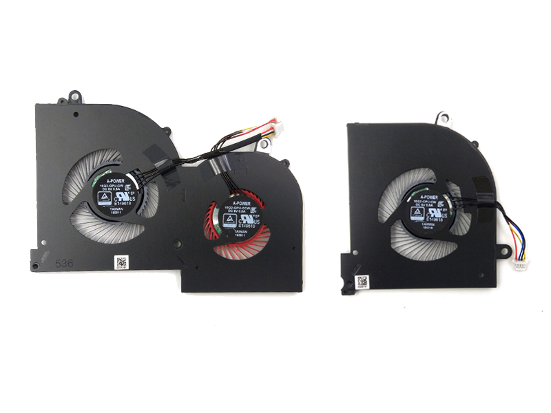 Genuine CPU & GPU Cooling Fan for MSI GS65 GS65VR MS-16Q2 Series Laptop