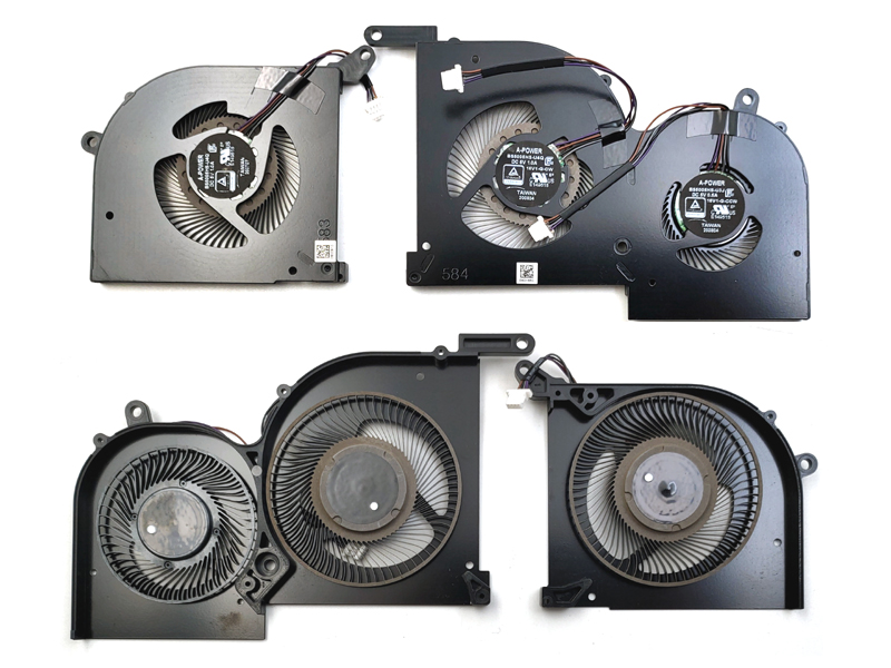 Genuine CPU & GPU Cooling Fan for MSI GS66 GS66-Stealth MS-16V1 Series Laptop