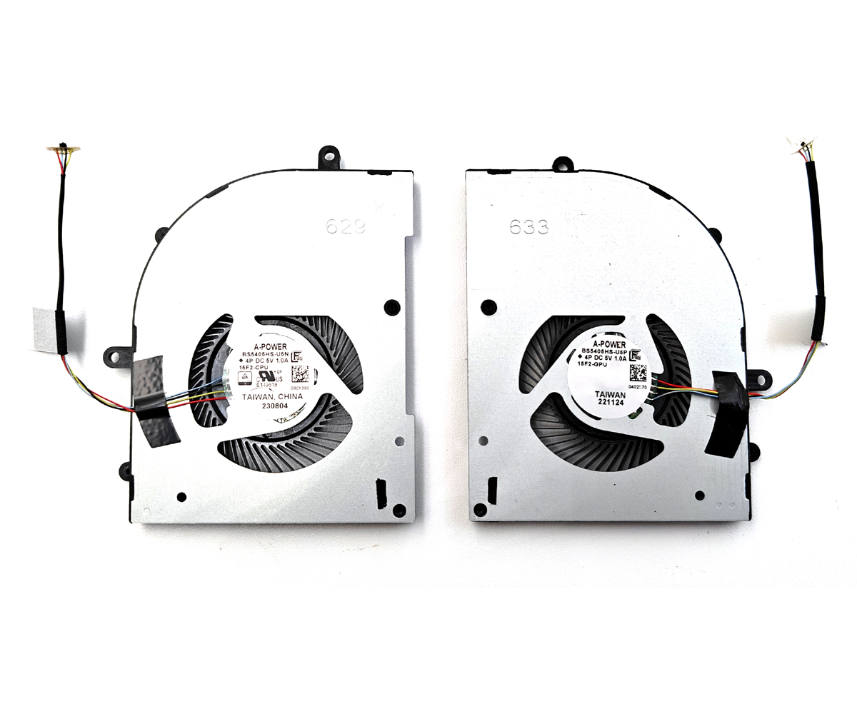 Genuine CPU + GPU Fan for MSI Stealth 16 Studio A13 Series Laptop
