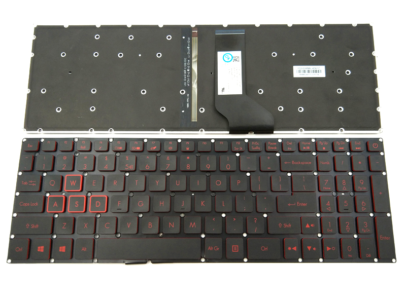Genuine Acer Nitro 5 AN515 AN515-51 AN515-52 AN515-53  Series Backlit Keyboard