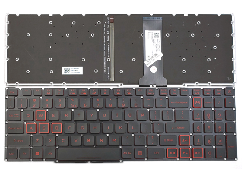 Genuine Acer Nitro 5 AN515-43 AN515-44 AN515-54 AN515-55 AN517-51 AN517-52 Series Backlit Keyboard