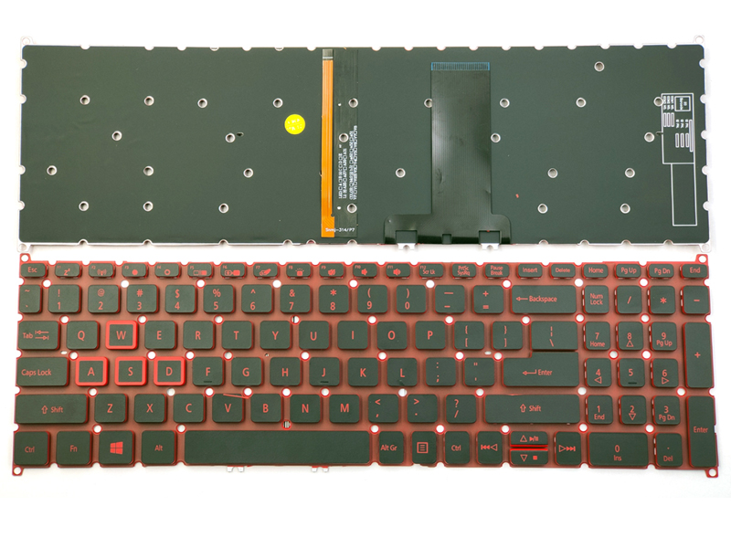 Genuine Acer Nitro 5 Spin NP515-51 Series Backlit Keyboard
