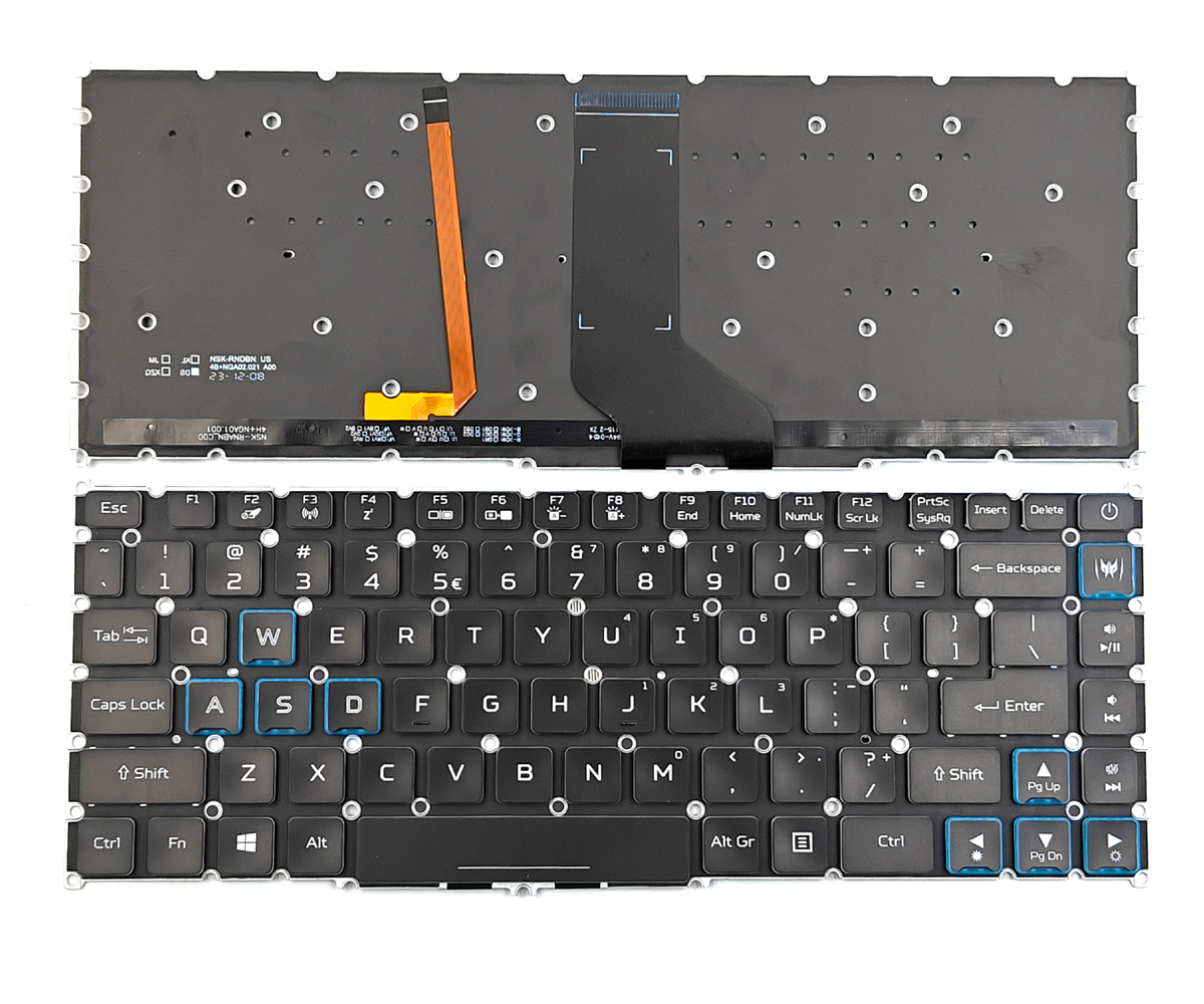 Genuine Backlit Keyboard for Acer Predator Triton 500 PT515-51 PT515-52 Laptop