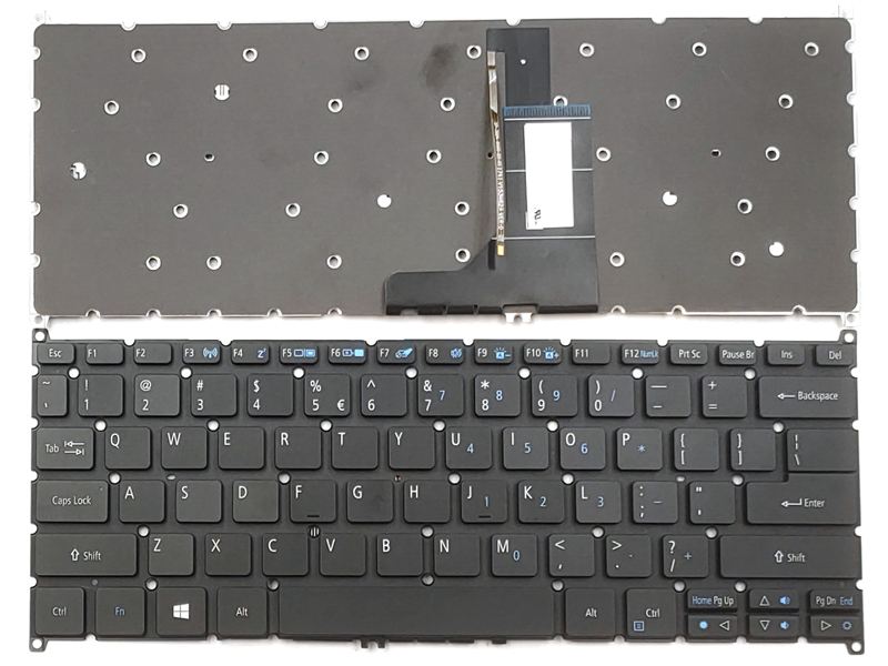 Genuine Backlit Keyboard for Acer SP113-31 SP513-51 Series Laptop