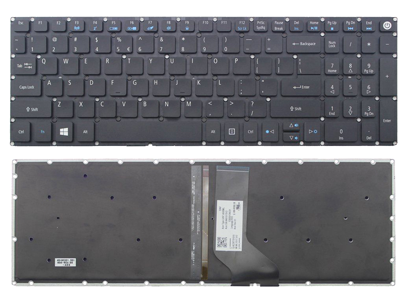 Genuine Backlit Keyboard for Acer Aspire E5-522 E5-573 E5-574 E5-575 E5-722 E5-752 E5-772 E5-773 V3-574 V3-575 Series Laptop