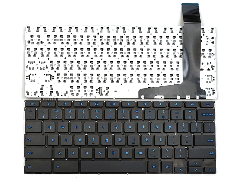 Genuine Asus Chromebook C201 C201P C201PA C202 C202S C202SA Series Laptop Keyboard - Blue Letter