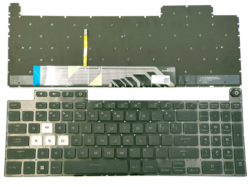 Genuine Backlit Keyboard for Asus TUF Gaming A15 FA507, A17 FA707, F15 FA507 FX507 FX517, F17 FX707 Series Laptop