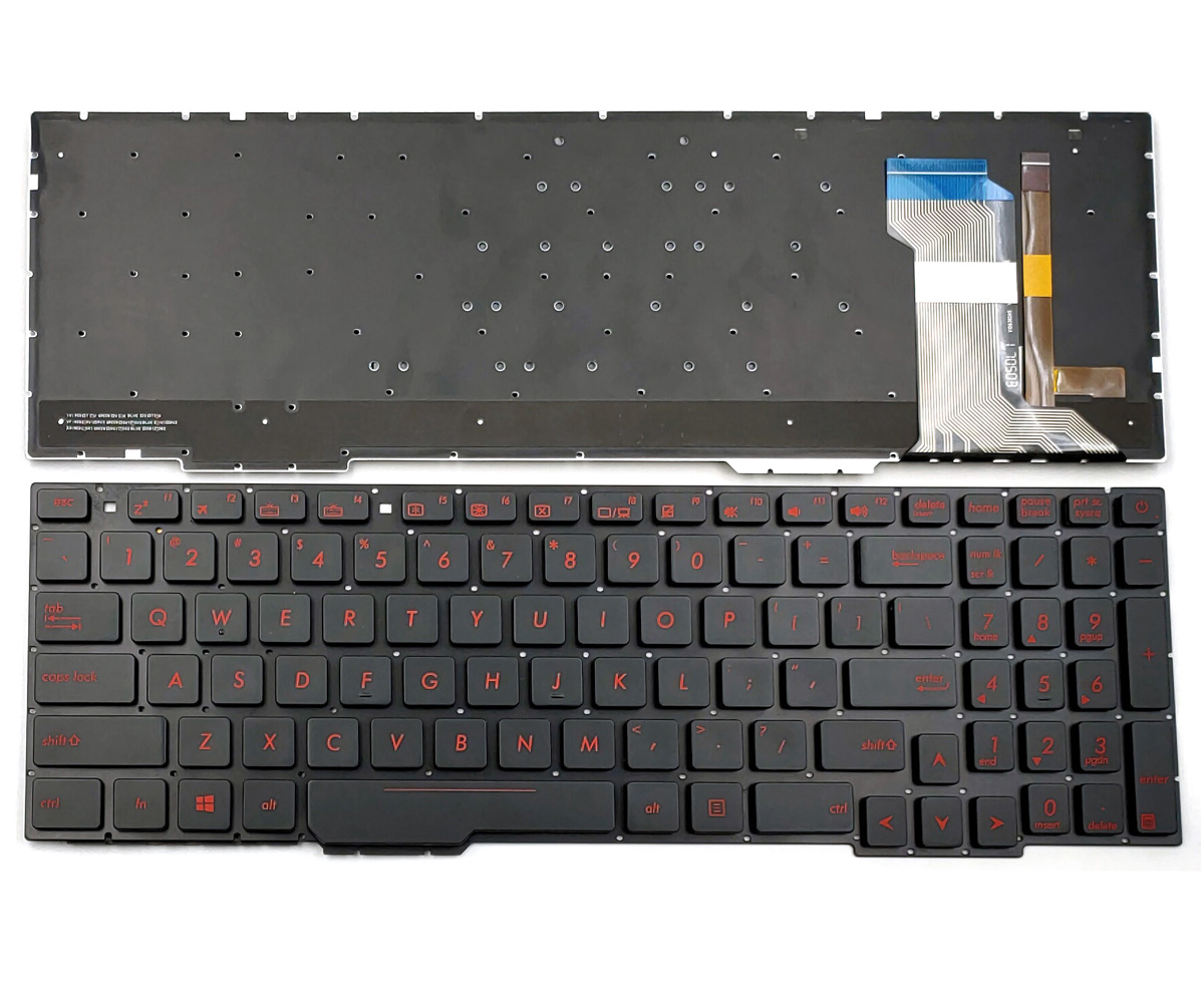 Genuine Backlit Keyboard for Asus ROG Strix GL553VD GL553VE GL753VD GL753VE GL753VW Series Laptop