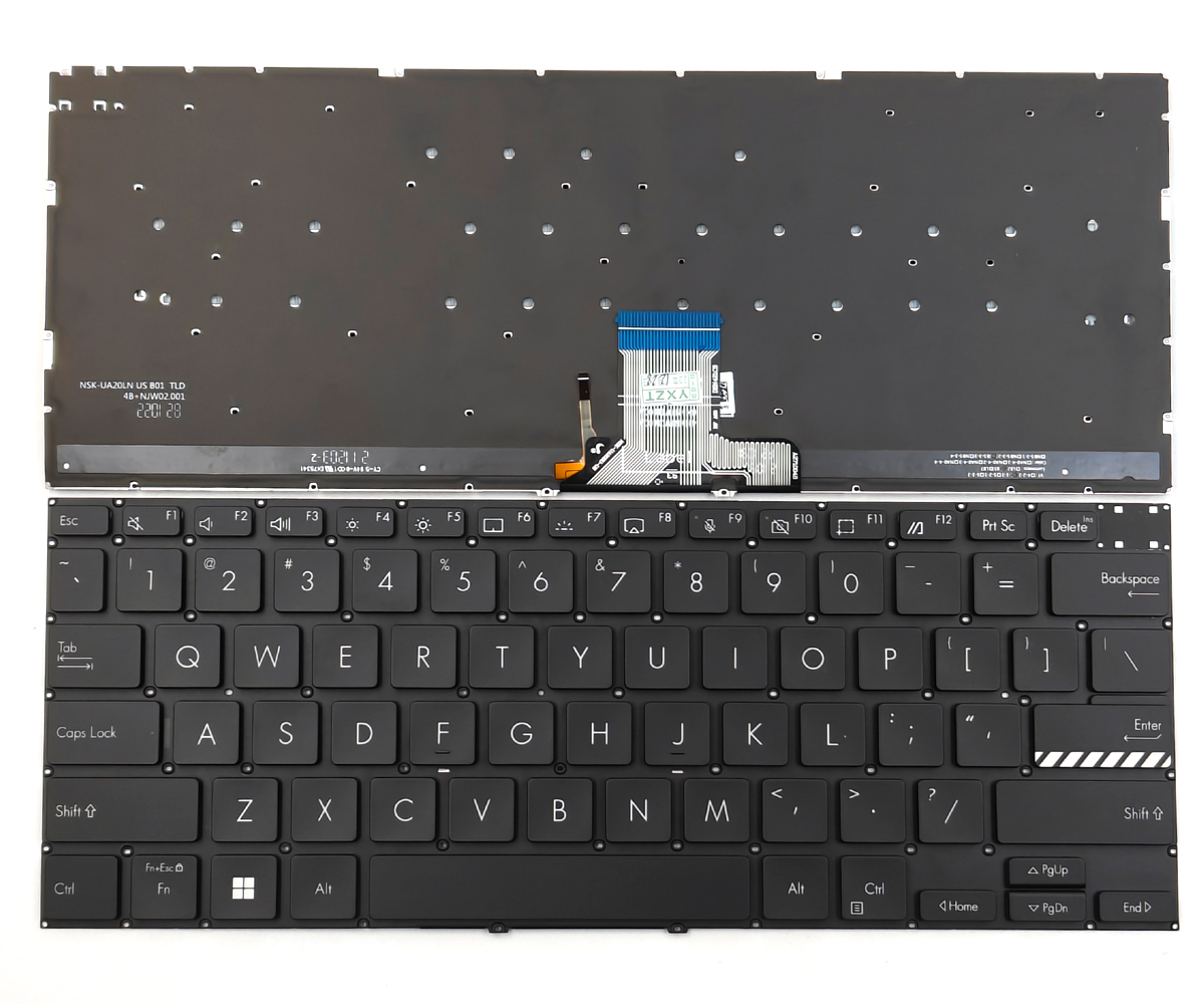Replacement Backlit Keyboard For Asus VivoBook Pro 14 K3400 M3400 M3401 Series Laptop