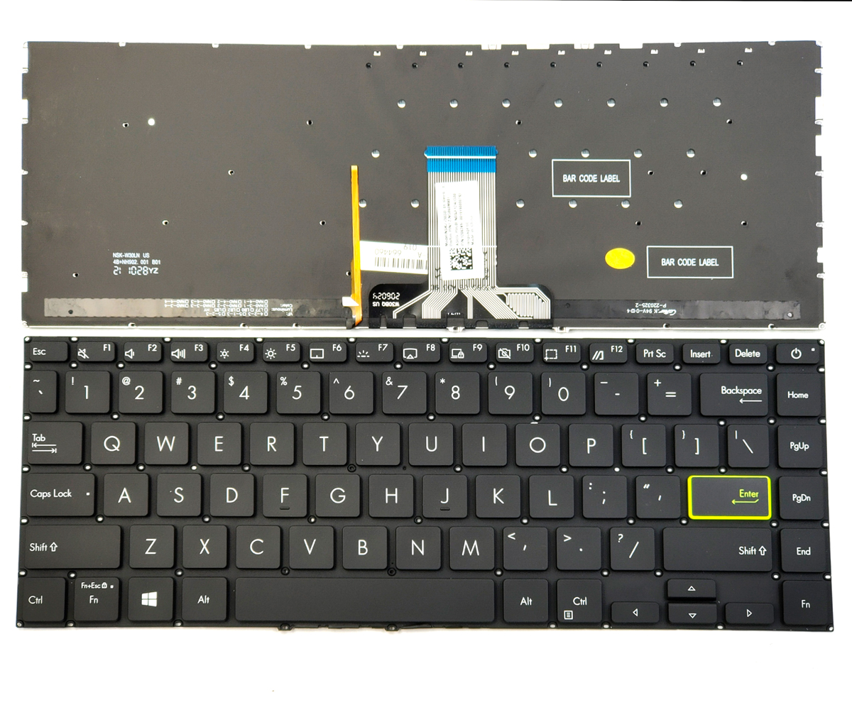 Genuine Backlit Keyboard for Asus VivoBook S14 S433 X421 Series Laptop