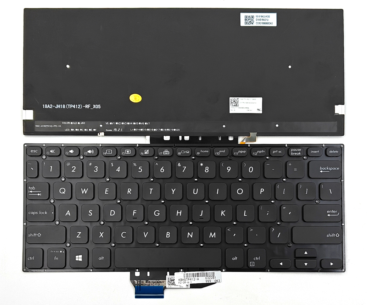 Genuine Backlit Keyboard for Asus Vivobook Flip TP412 Series Laptop