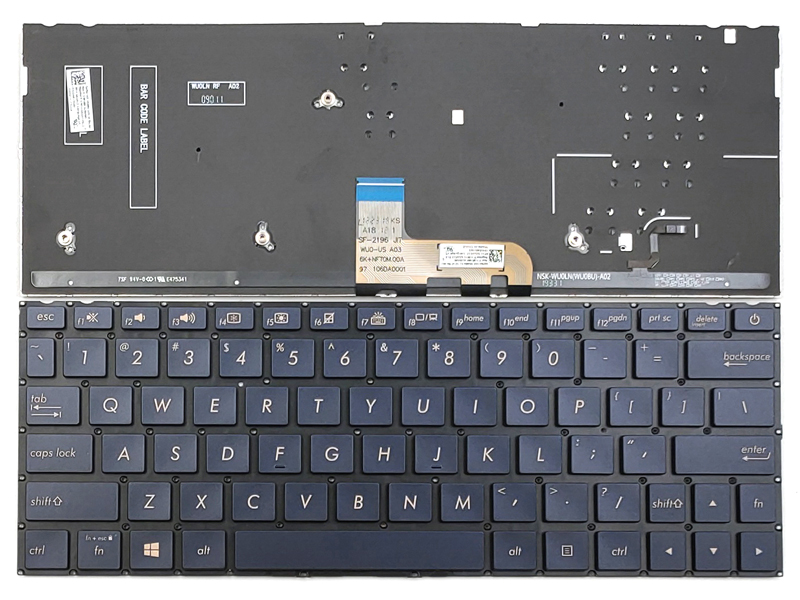 Genuine Backlit Keyboard for Asus ZenBook UX333 UX333FA Series Laptop