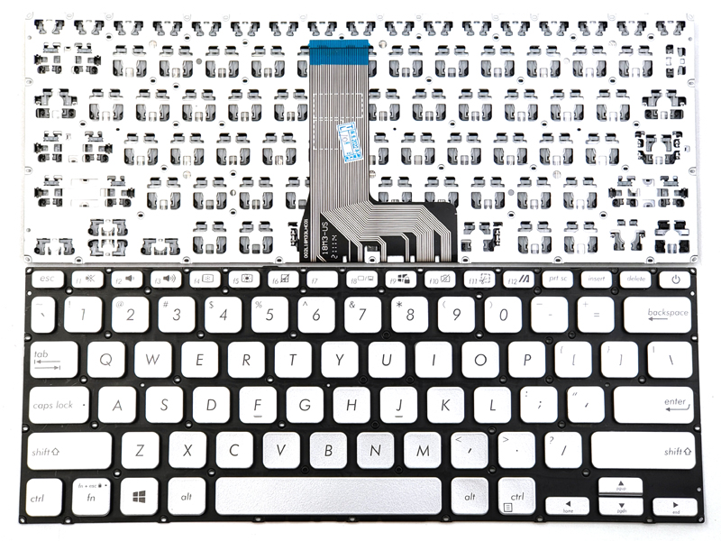 Genuine Silver Keyboard for Asus Vivobook X409 X412 Series Laptop
