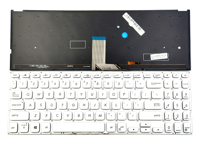 Genuine Silver Keyboard for Asus VivoBook X512 F512 Series Laptop