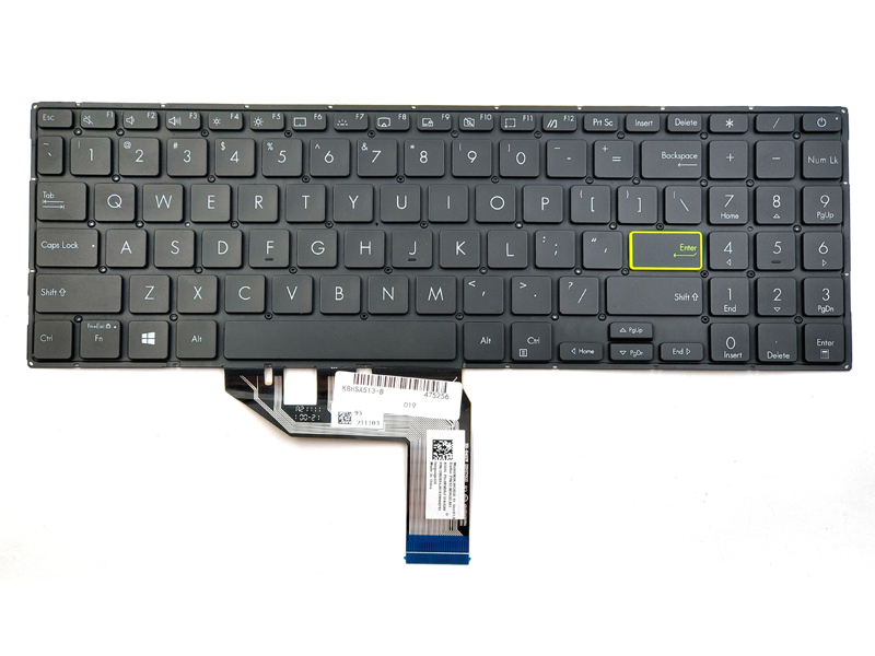 Genuine Backlit Keyboard for Asus VivoBook E510 L510 M513 S533 X513 Series Laptop