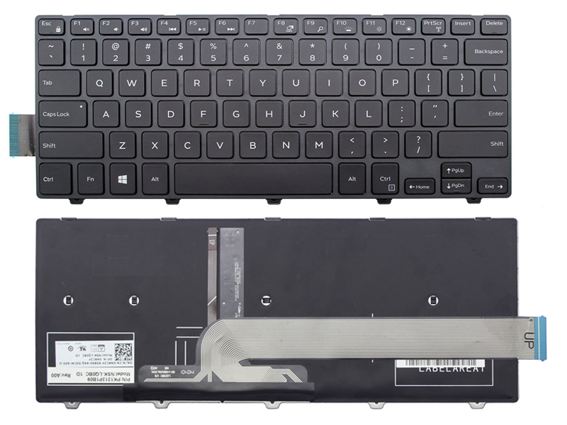 Genuine Dell Inspiron 14 3000 3441 3442 3446 3448 3451 3452 Keyboard With Backlit