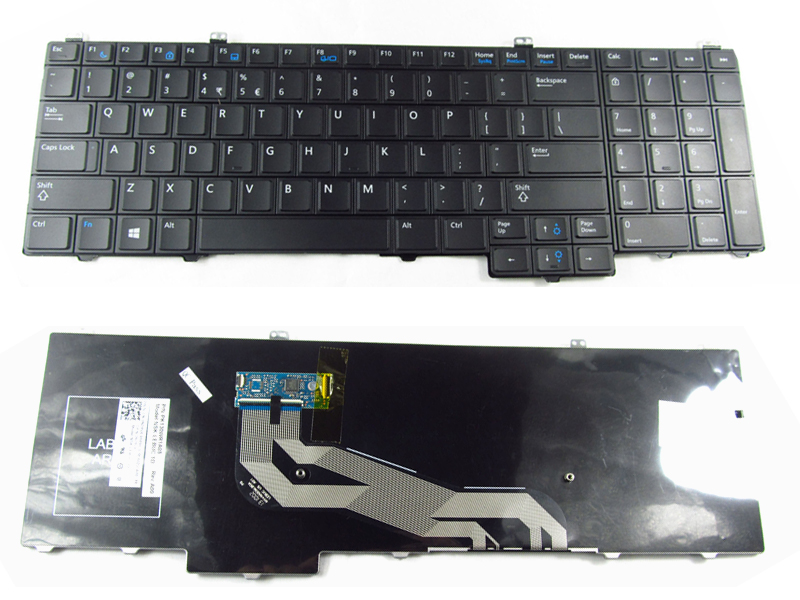 Genuine Dell Latitude E5540 Laptop Keyboard -- Without Pointing Stick (Pointer), Without Backlit