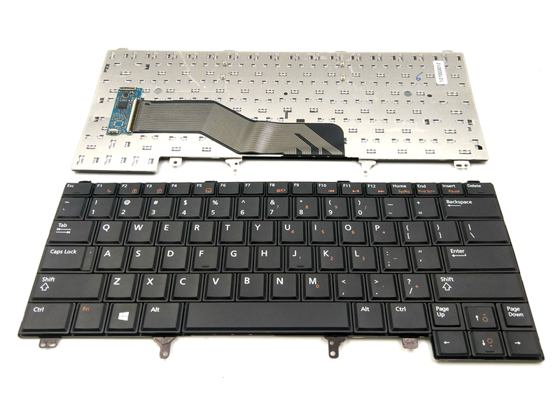 Genuine Dell Latitude E6220 E6230 E6320 E6420 E6430 Laptop Keyboard -- Without Pointing Stick (Pointer), Without Backlit