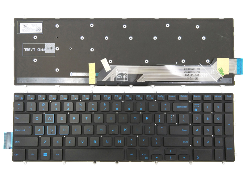 Genuine DELL G3-3579 G3-3779 G5-5587 G7-7588 Laptop Keyboard -- With Blue Backlit