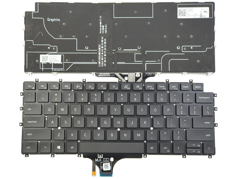 Genuine Backlit Keyboard for Dell Latitude 9510 9520 Laptop