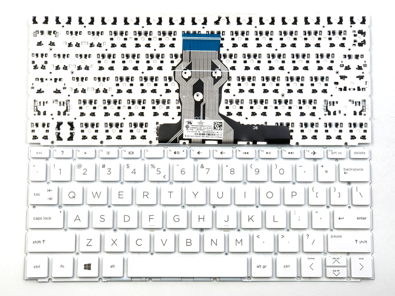 Silver Color Gateway M-6000 Series Laptop Keyboard