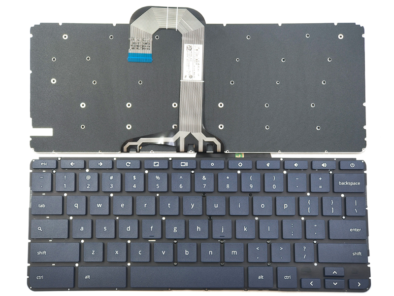 Genuine HP Chromebook 14-G5 14-CA 14-DB Series Blue Keyboard
