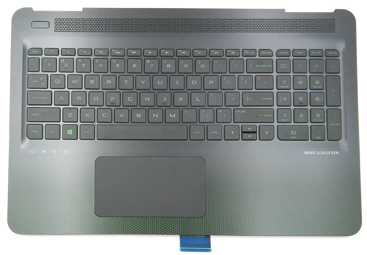Genuine New HP Omen 15-AX Series Laptop Palmrest Keyboard & Touchpad