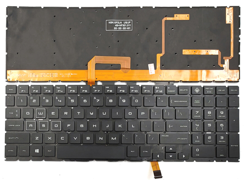 Genuine Backlit Keyboard for HP Omen 15-DC Series Laptop