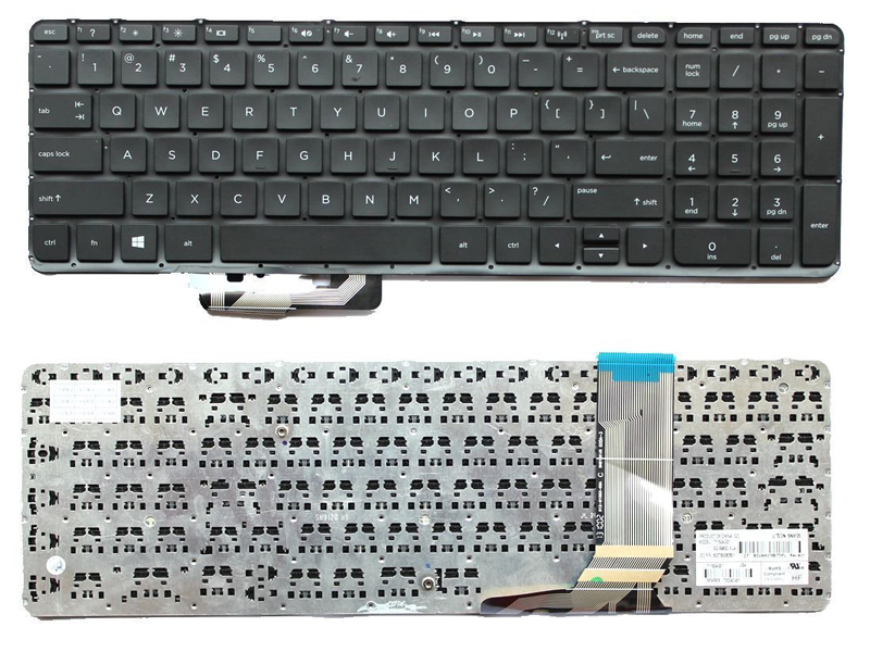 New for HP Envy 15-J 15-J000 15T-J000 15T-J100 15Z-J000 15Z-J100 Keyboard US 