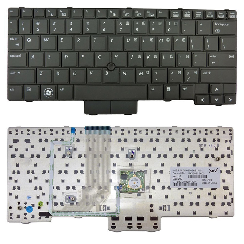 Genuine HP HP Elitebook 2540P Laptop Keyboard