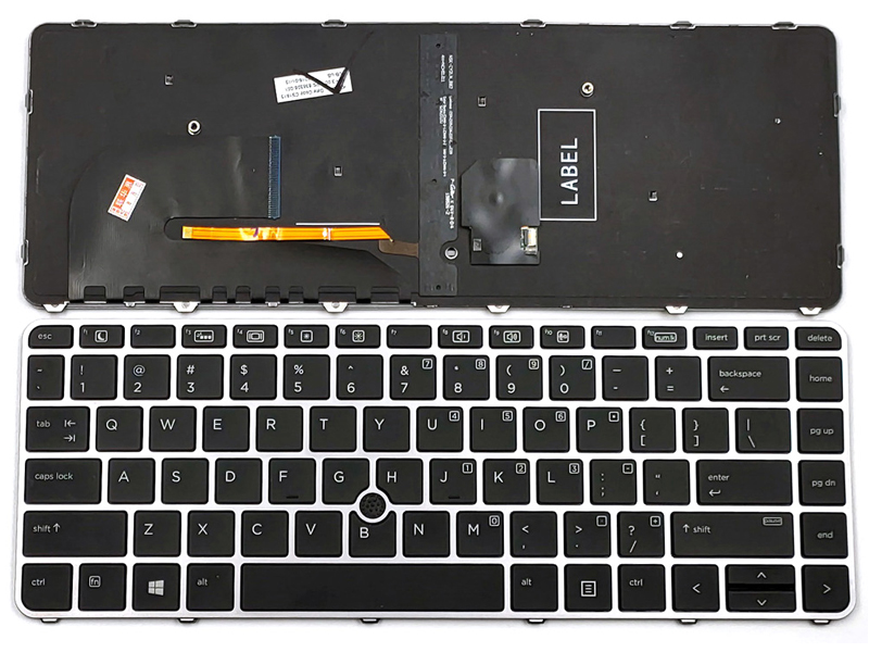 Genuine HP Elitebook 745-G3 745-G4 840-G3 840-G4 Backlit Keyboard -- With Mouse Point