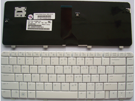Genuine New HP Pavilion DV3-2000 Series Laptop Keyboard -- [Color: White]