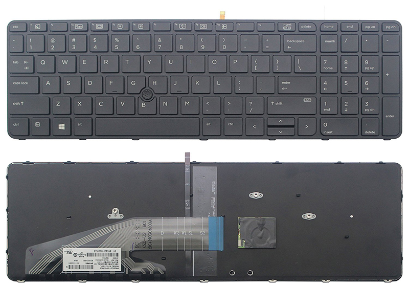 Genuine HP Probook 650-G2 655-G2 Backlit Keyboard