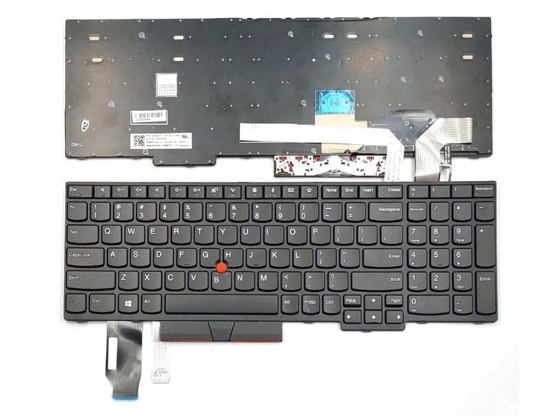 Genuine Keyboard for Lenovo Thinkpad P52 P53 P53S P73 E580 E585 E590 L580 L590 T590 Series Laptop
