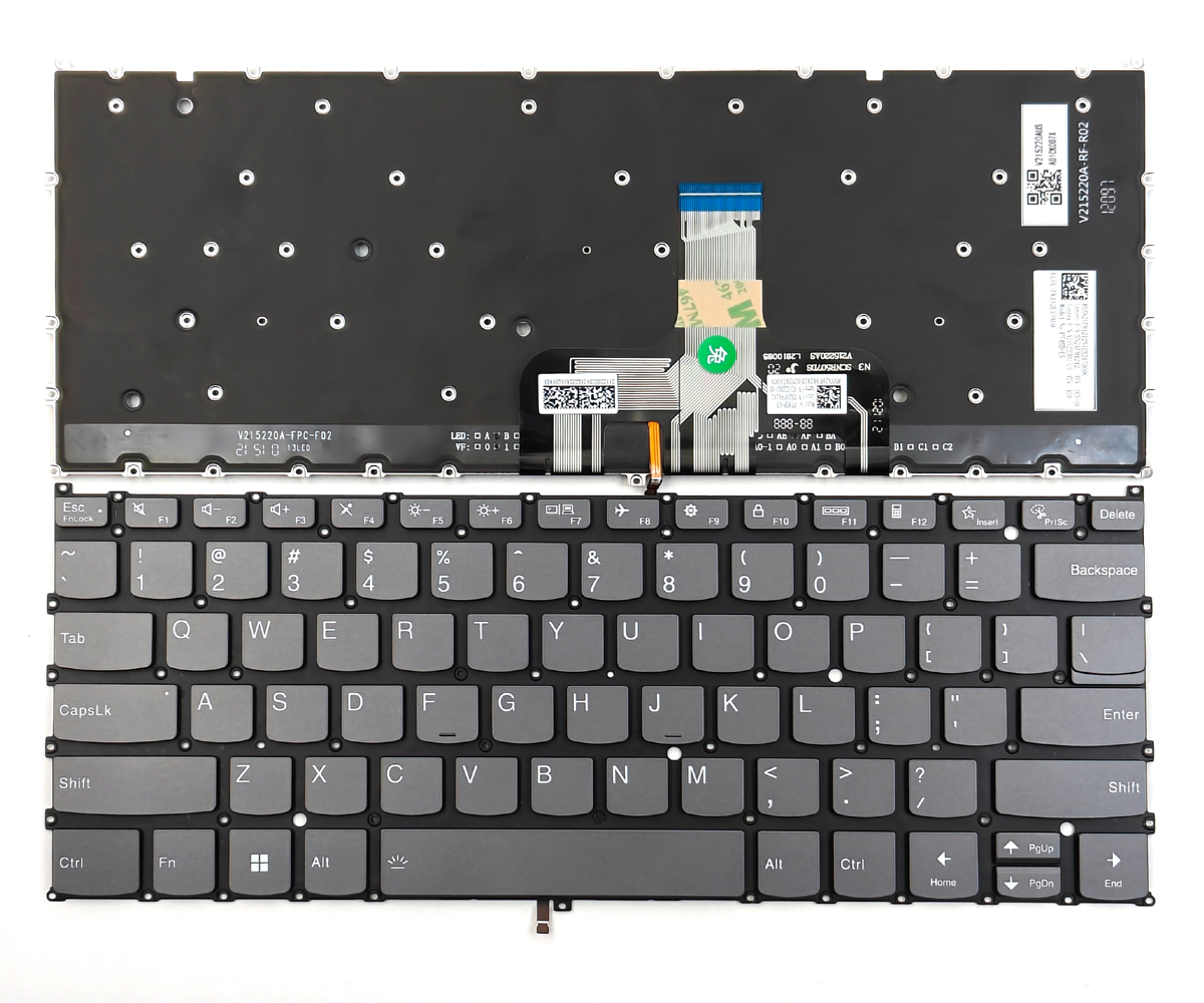Genuine Backlit Keyboard For Lenovo Slim 7 14ARH7 14IAP7 Yoga Slim 7 Pro 14ARH7 14IAH7 14IAP7 Series Laptop