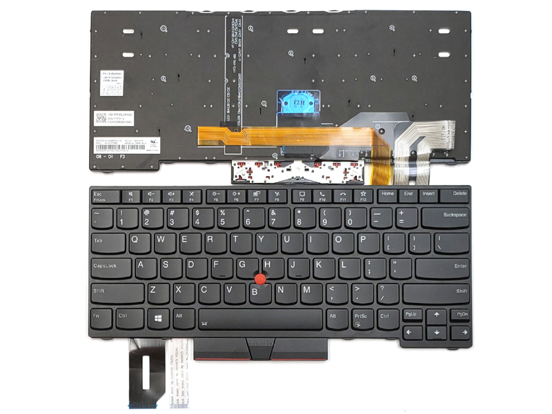 Genuine Backlit Keyboard for Lenovo ThinkPad T14 Gen 1, ThinkPad P14s Gen 1 Series Laptop
