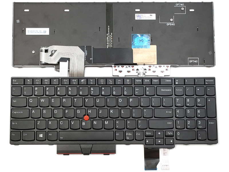 Genuine Backlit Keyboard for Lenovo Thinkpad T15g Gen 1, P15 Gen 1, P17 Gen 1 Series Laptop