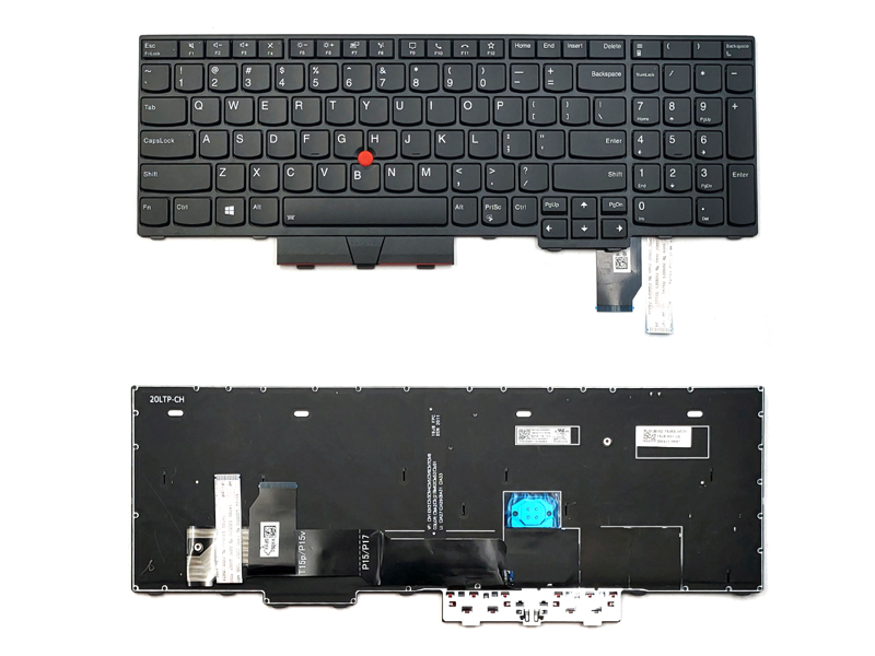 Genuine Backlit Keyboard for Lenovo Thinkpad P15v Gen 1, T15p Gen 1 Series Laptop