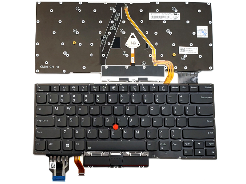 Genuine Backlit Keyboard for Lenovo Thinkpad X1 Carbon 8th Gen 2020 Series