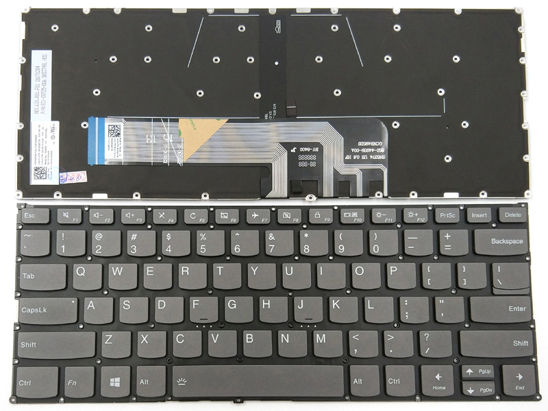 Genuine Backlit Keyboard for Lenovo Yoga 530-14 530-15 730-13 730-14,  IdeaPad C340-14, IdeaPad FLEX-14API FLEX-14IML, Flex 6-14ARR 6-14IKB Series Laptop