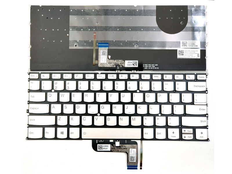 Genuine Silver Backlit Keyboard for Lenovo Yoga 9 14ITL5 Laptop
