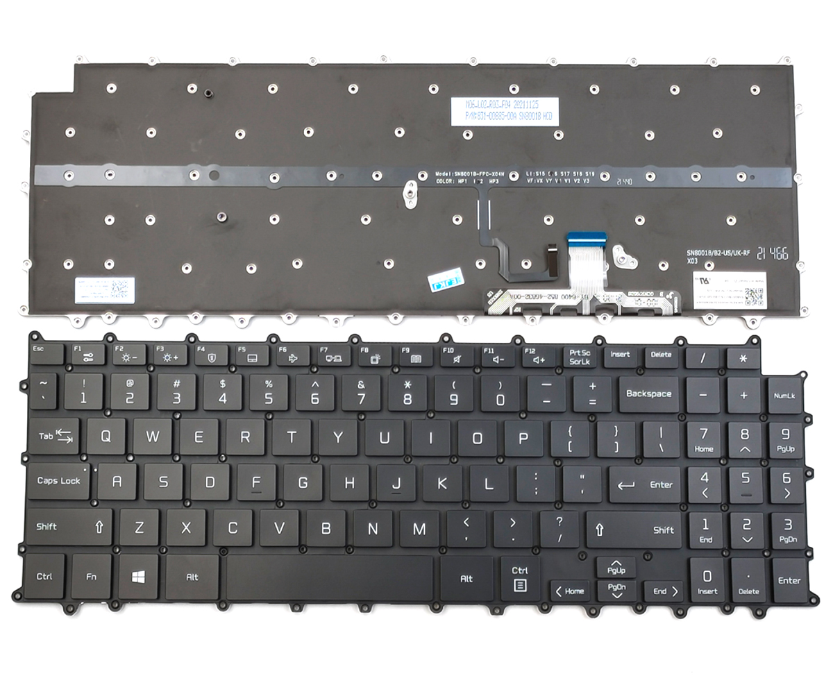 Genuine Backlit Keyboard For LG Gram 16Z90P 16Z90PC 16Z90PD 16ZD90P Series Laptop