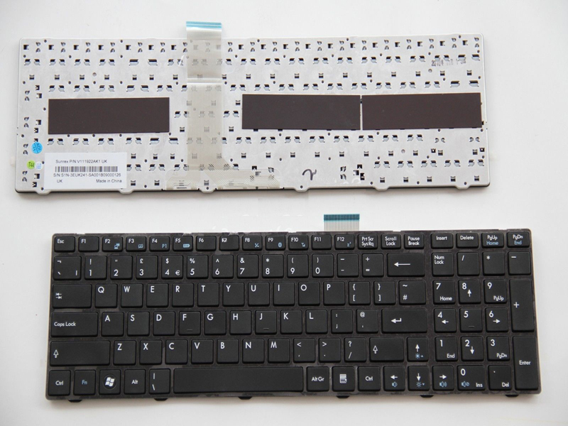 Genuine Keyboard for MSI CR650 CR720 CX620 CX623 CX705 FR600 FR620 FR700 FR720 FX600 S6000 GE620 GR620 GT660 GX660 Series Laptop