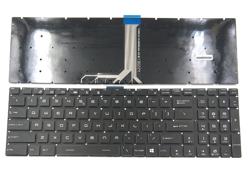 Genuine MSI GE63 GE73 GS63 GS73 GT63 Backlit Keyboard