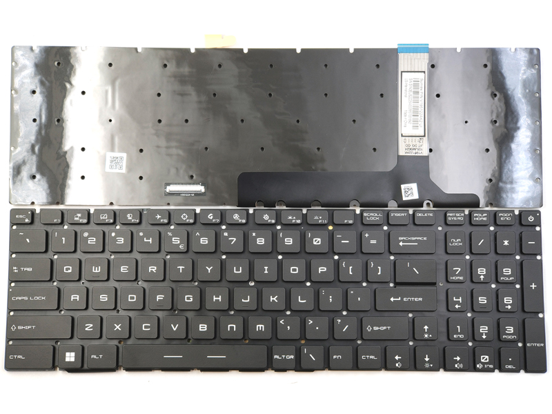 Genuine Backlit Keyboard for MSI GE76 GP76 GS76 GP76 MS-17K3 Series Laptop
