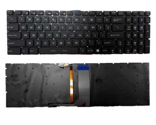 Genuine MSI GT62 GT72 GS60 GS70 GE62 GE72 GL62 GL72 GP62 GP72 Backlit Keyboard -- With Crystal Key