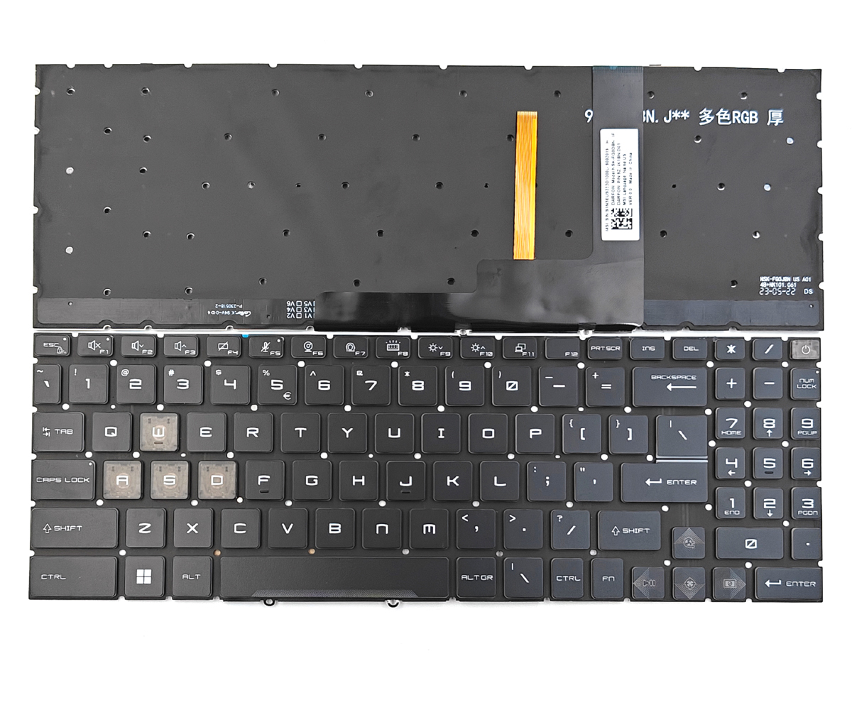 Genuine Backlit Keyboard for MSI Cyborg 15, Katana 15 A15 17 A17, Bravo 15 17,  Pulse 15 17 Series Laptop